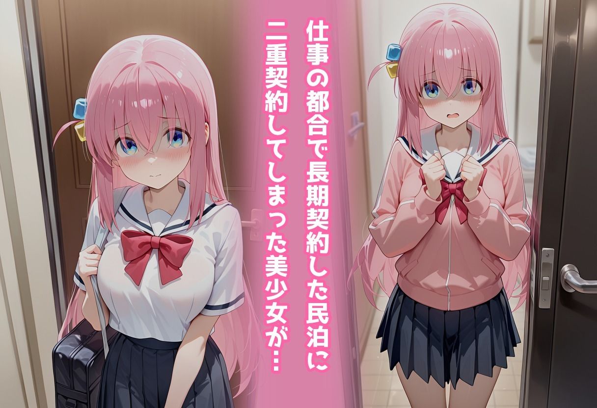 民泊トラブル！？…美少女と突然の強●ルームシェア性活 〜後●ひとり編〜 サンプル1ページ目