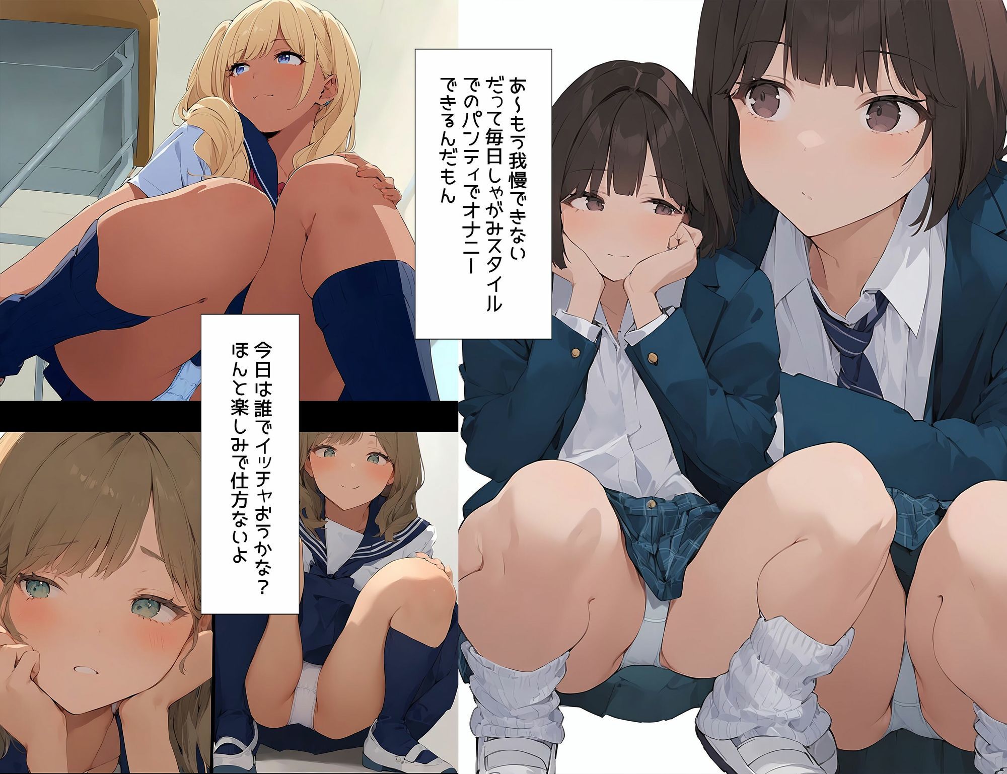 僕は徹底的にしゃがみパンチラを愛している サンプル5ページ目