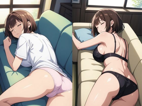 無防備な瞬間  寝ている隙にいたずら サンプル4ページ目