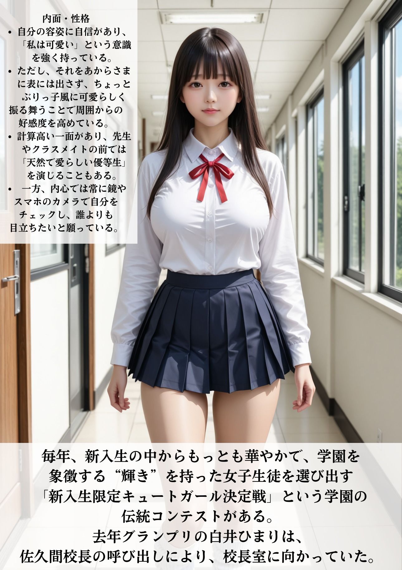催淫洗脳            学校パンフモデル    広報活動 サンプル4ページ目