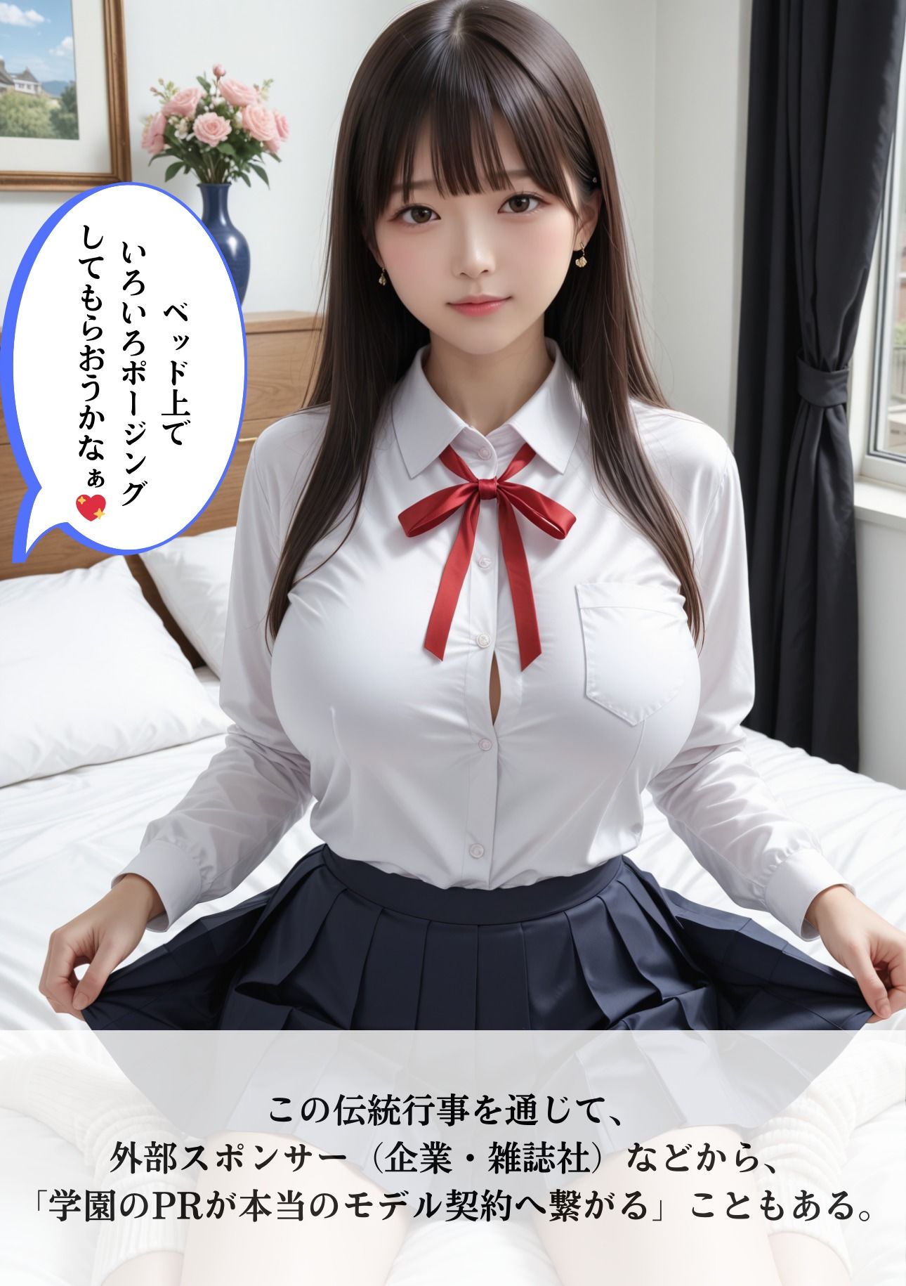 催淫洗脳            学校パンフモデル    広報活動 サンプル6ページ目