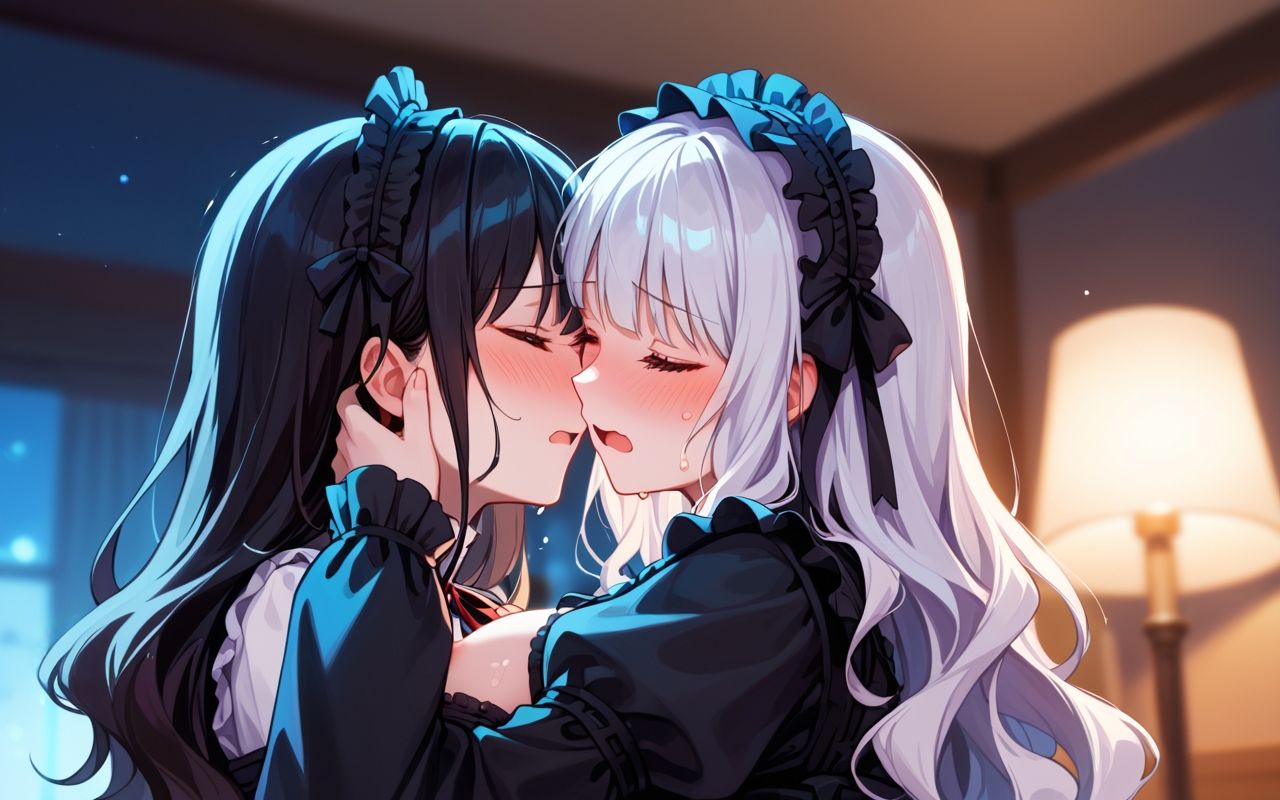 百合×ふたなり  ゴスロリ編 サンプル5ページ目