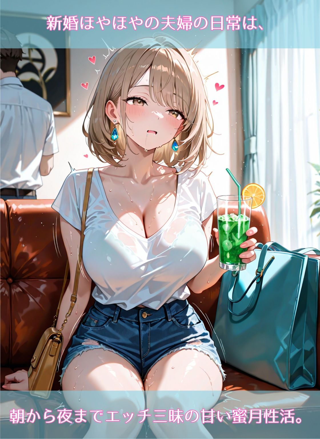 新婚生活は24時間エッチ三昧〜朝昼夜、いつでも求め合う蜜月のセックスライフ〜 サンプル1ページ目