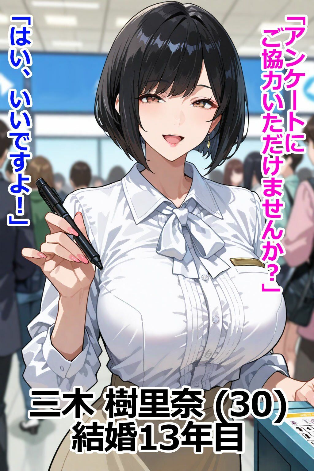 人妻はその男と会話してはいけないVol.2 即堕ち2コマ サンプル9ページ目