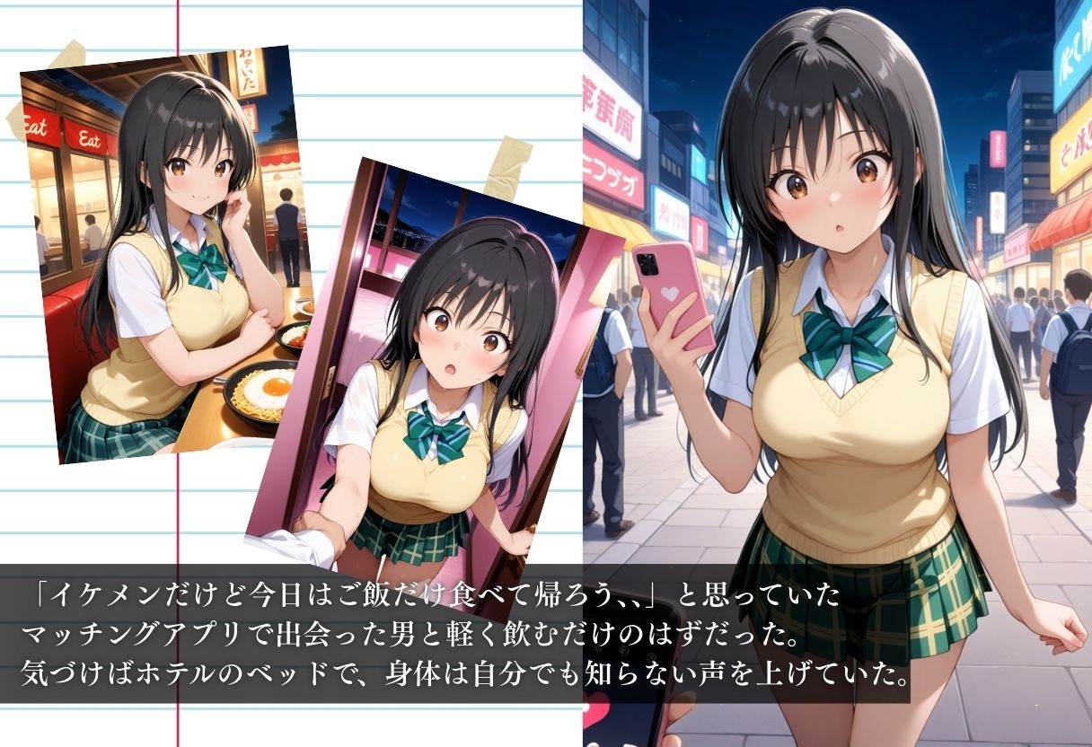 マッチングアプリでメス堕ち-ToL◯VEる・古手川唯編- サンプル1ページ目