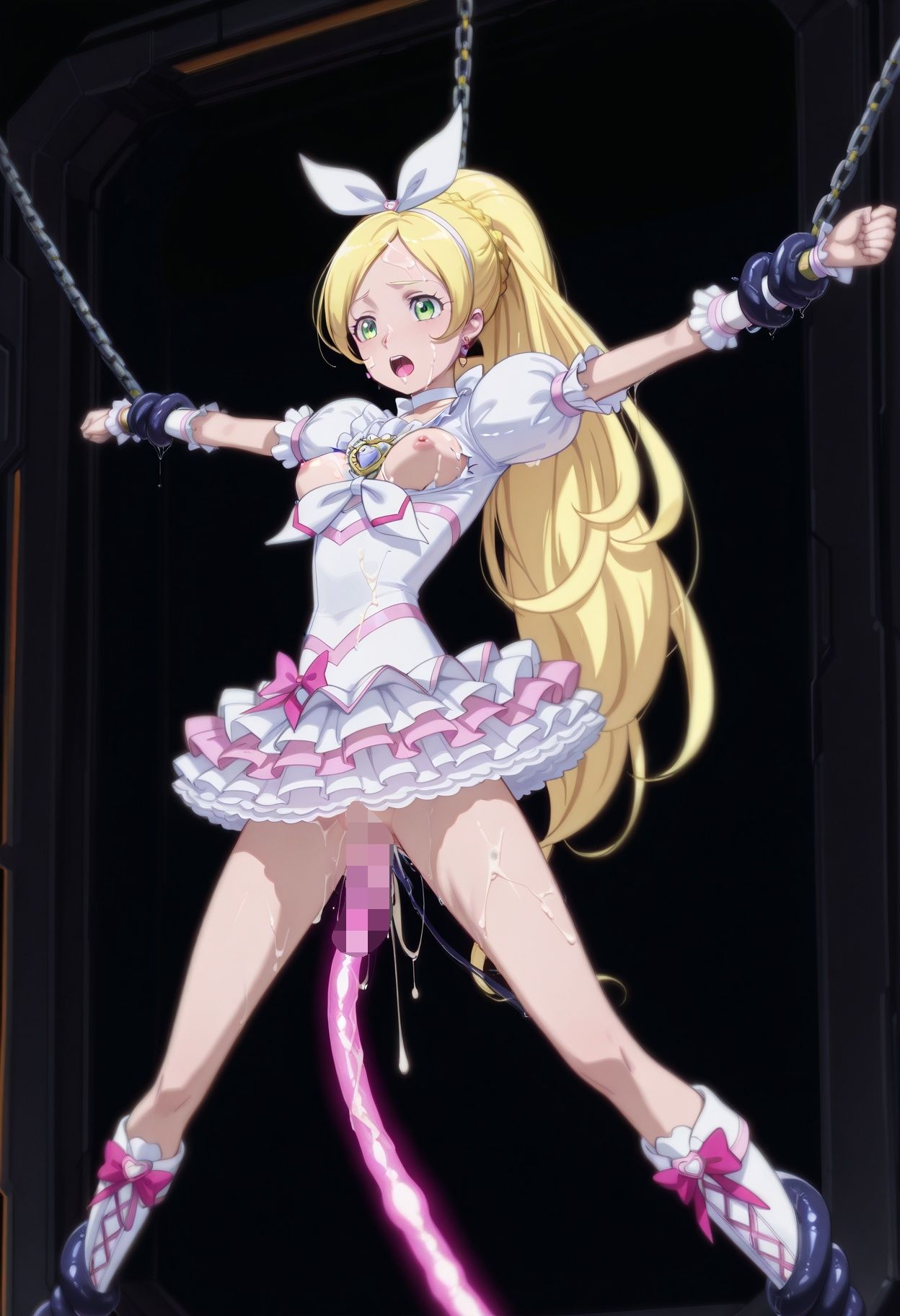 甘々魔法少女触手陥落 サンプル2ページ目