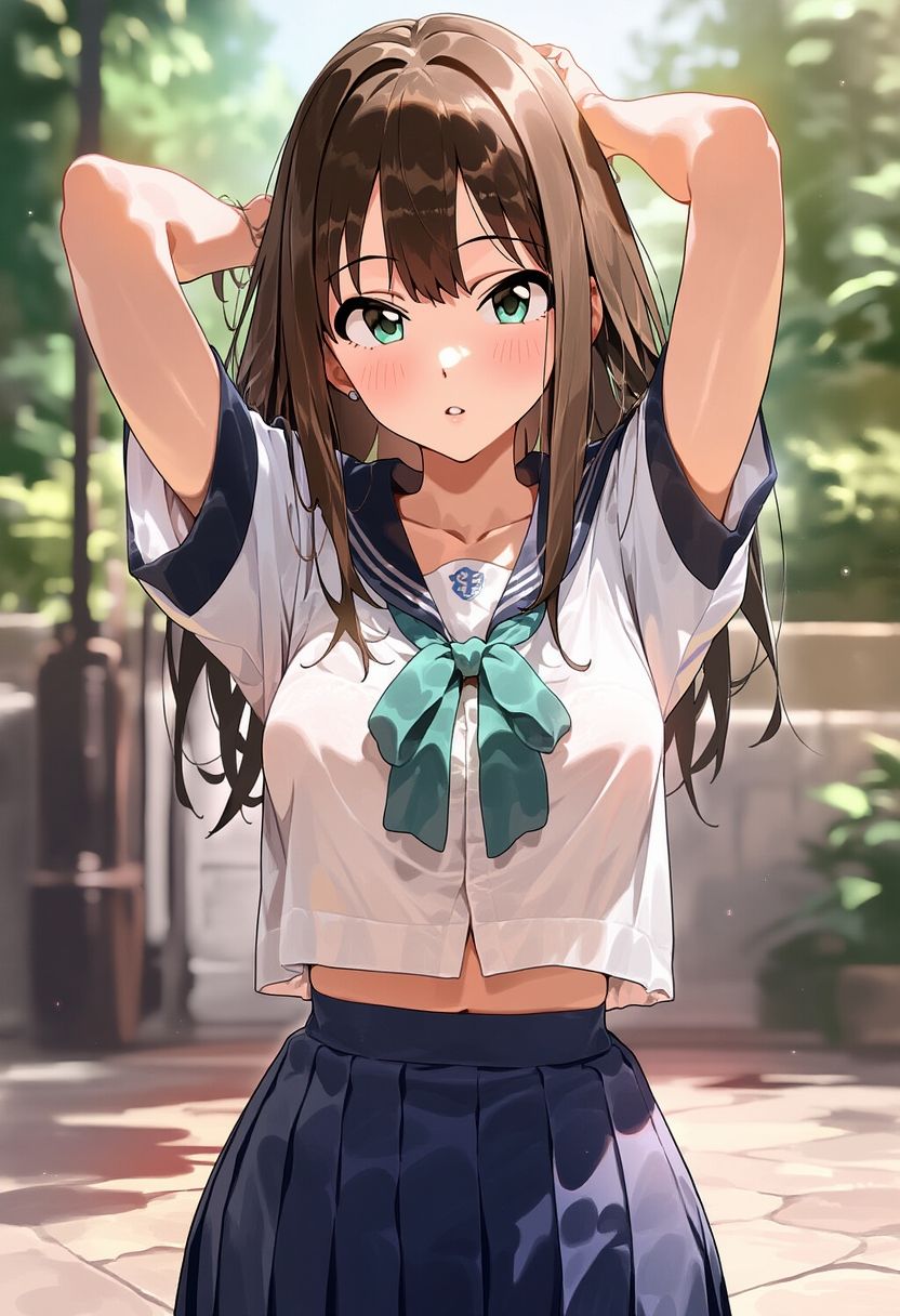 大きなおしりが魅力のアイドル！渋〇凛ちゃんのお風呂でお着がえ！（291枚） サンプル1ページ目