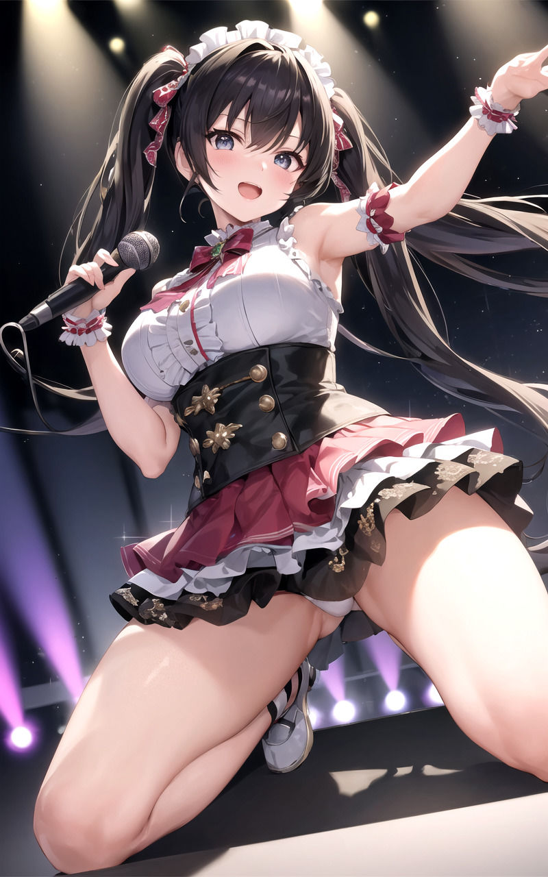 パニエを履き忘れたアイドル サンプル5ページ目