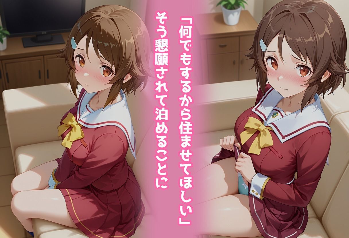民泊トラブル！？…美少女と突然の強●ルームシェア性活 〜リズベット（篠●里香）編〜 サンプル2ページ目