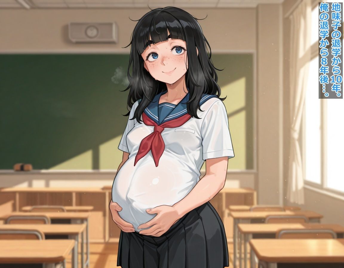 クラスの地味子を弄んだら人生終了ビッチになった（笑  中絶しまくりゲキ臭グロマ●コ サンプル7ページ目