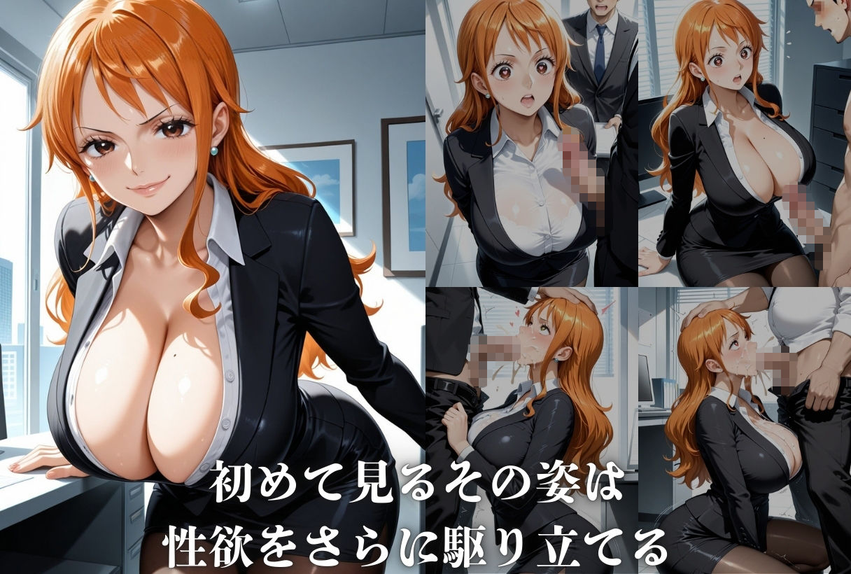 職業体験させてたらムラムラいちゃいました-O●E PIECE ナ●＆ロ●ン- サンプル2ページ目