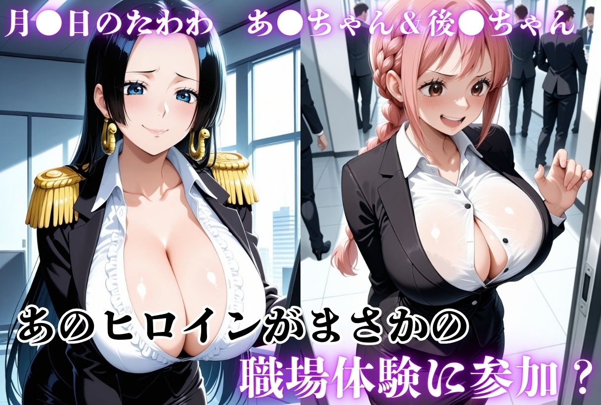 職業体験させてたらムラムラいちゃいました-O●E PIECE ハ●コック＆レ●ッカ- サンプル1ページ目