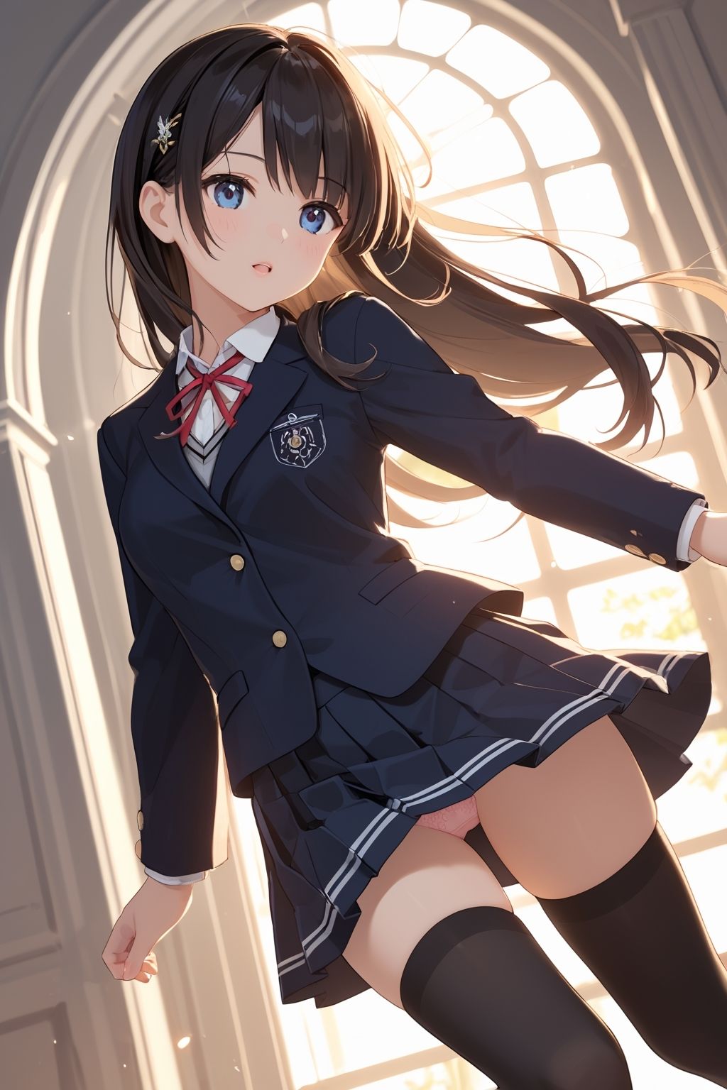【ラッキーパンチラ】パンツが見えていることに気づいていない女の子たち サンプル7ページ目