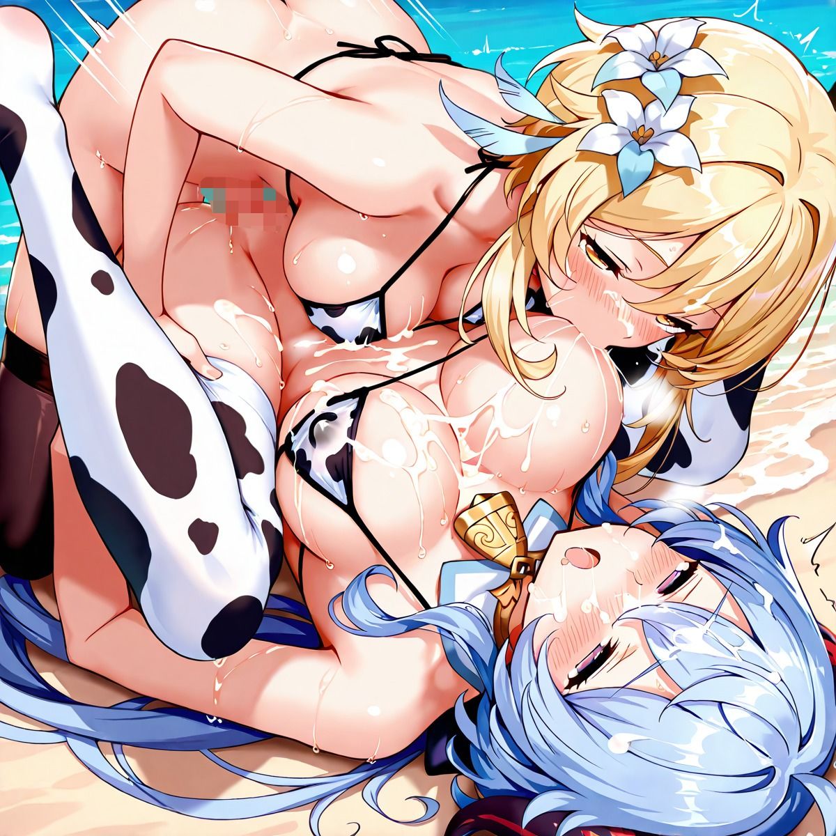 ほ〇る×甘〇 ふたなり百合CG集2 サンプル5ページ目