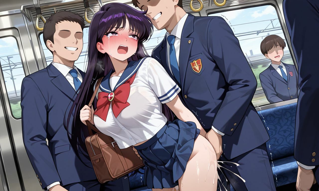 変身前を狙われて痴●されるセーラー戦士たち サンプル9ページ目