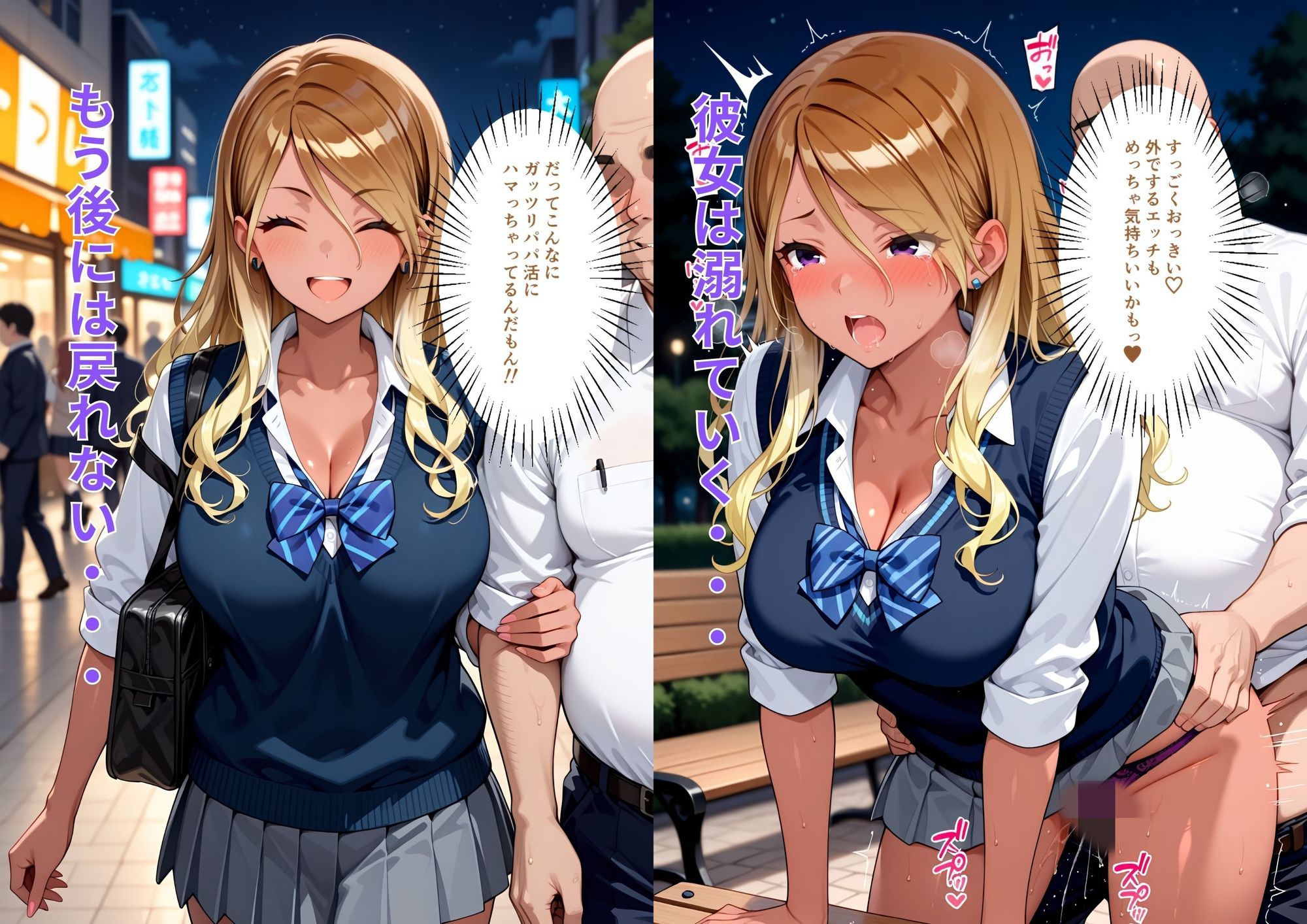 クールなギャルの本性  スキピとパパ活しちゃうガチビッチギャル サンプル8ページ目
