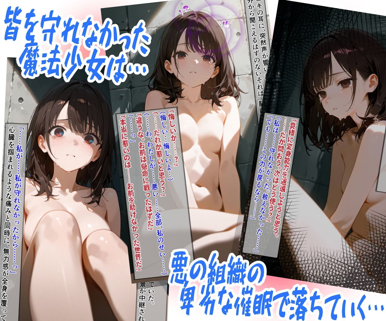 魔法少女シャインハート 完全敗北 -悪ノ組織ニ拉致サレル少女達- サンプル6ページ目