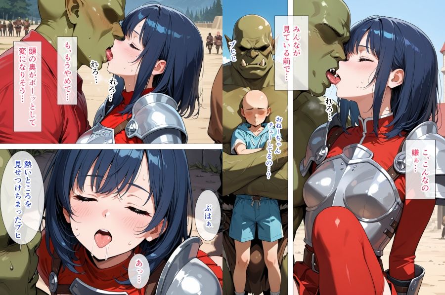 紋章騎士団敗戦記〜女騎士エリシャの受難〜 サンプル3ページ目