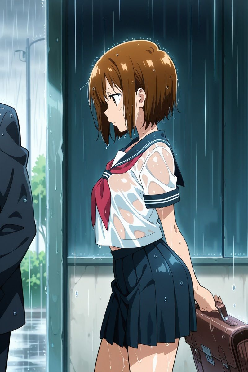 雨に濡れた女子校生を雨宿りさせたら… サンプル2ページ目