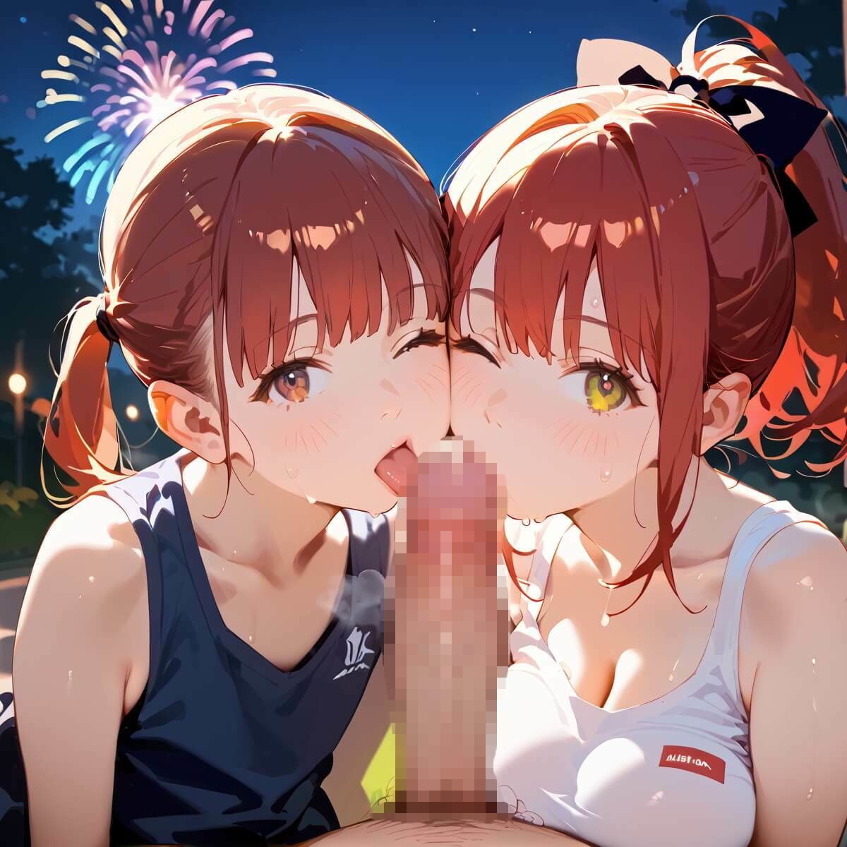 夏祭りの夜の彼女の大誘惑！・200枚 サンプル1ページ目