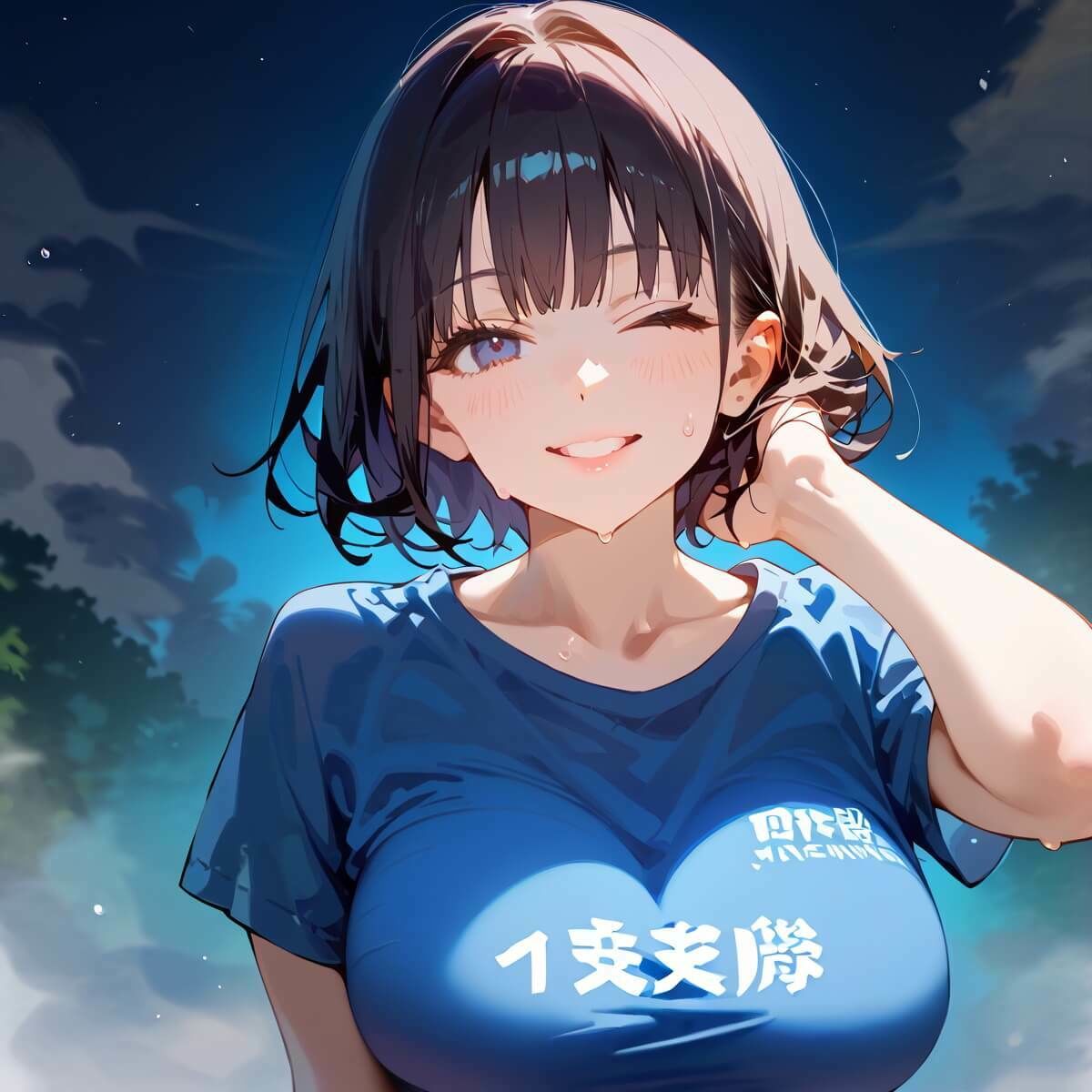 夏祭りの夜の彼女の大誘惑！・200枚 サンプル5ページ目