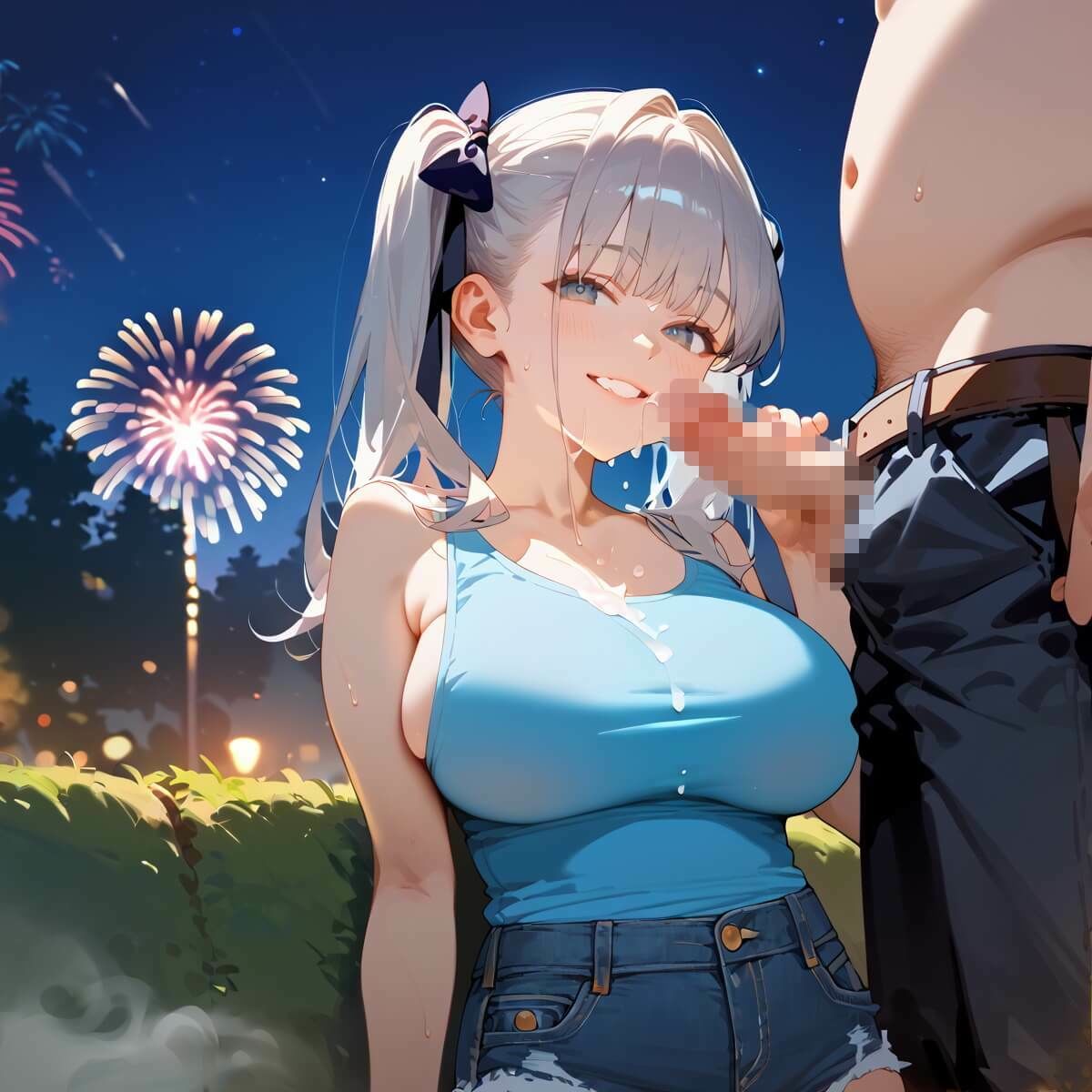 夏祭りの夜の彼女の大誘惑！2・200枚 サンプル5ページ目