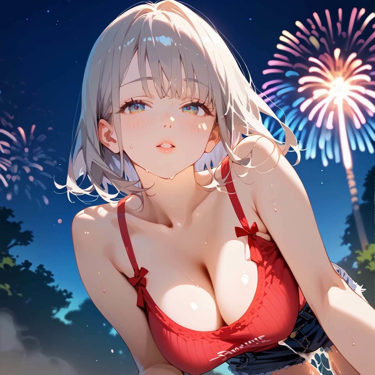 夏祭りの夜の彼女の大誘惑！3・200枚 サンプル3ページ目