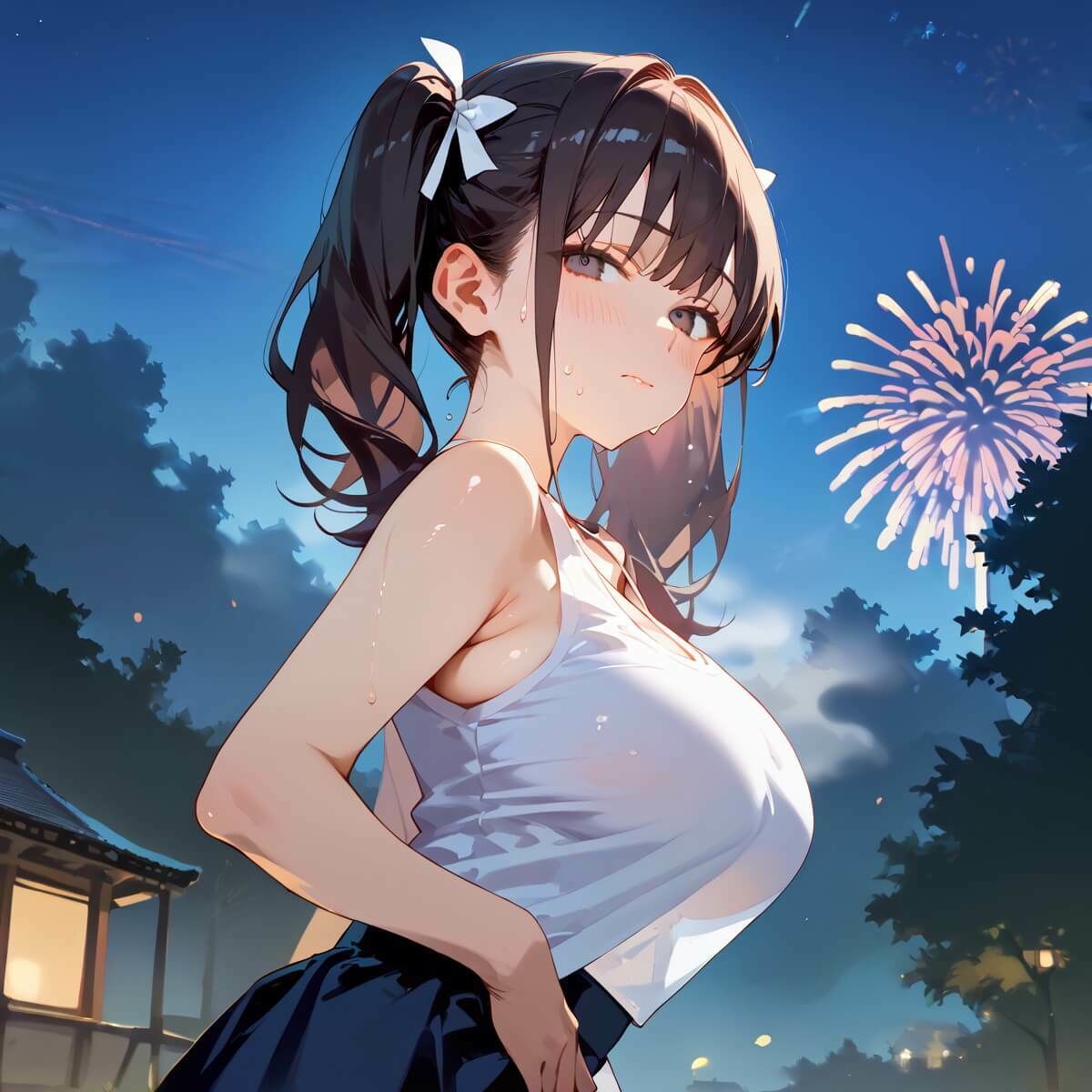 夏祭りの夜の彼女の大誘惑！3・200枚 サンプル5ページ目