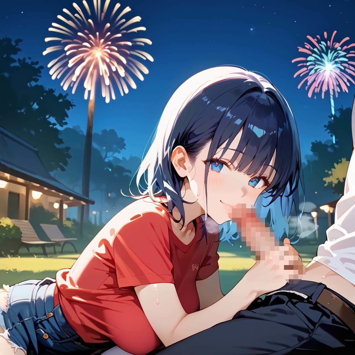 夏祭りの夜の彼女の大誘惑！6・200枚 サンプル2ページ目