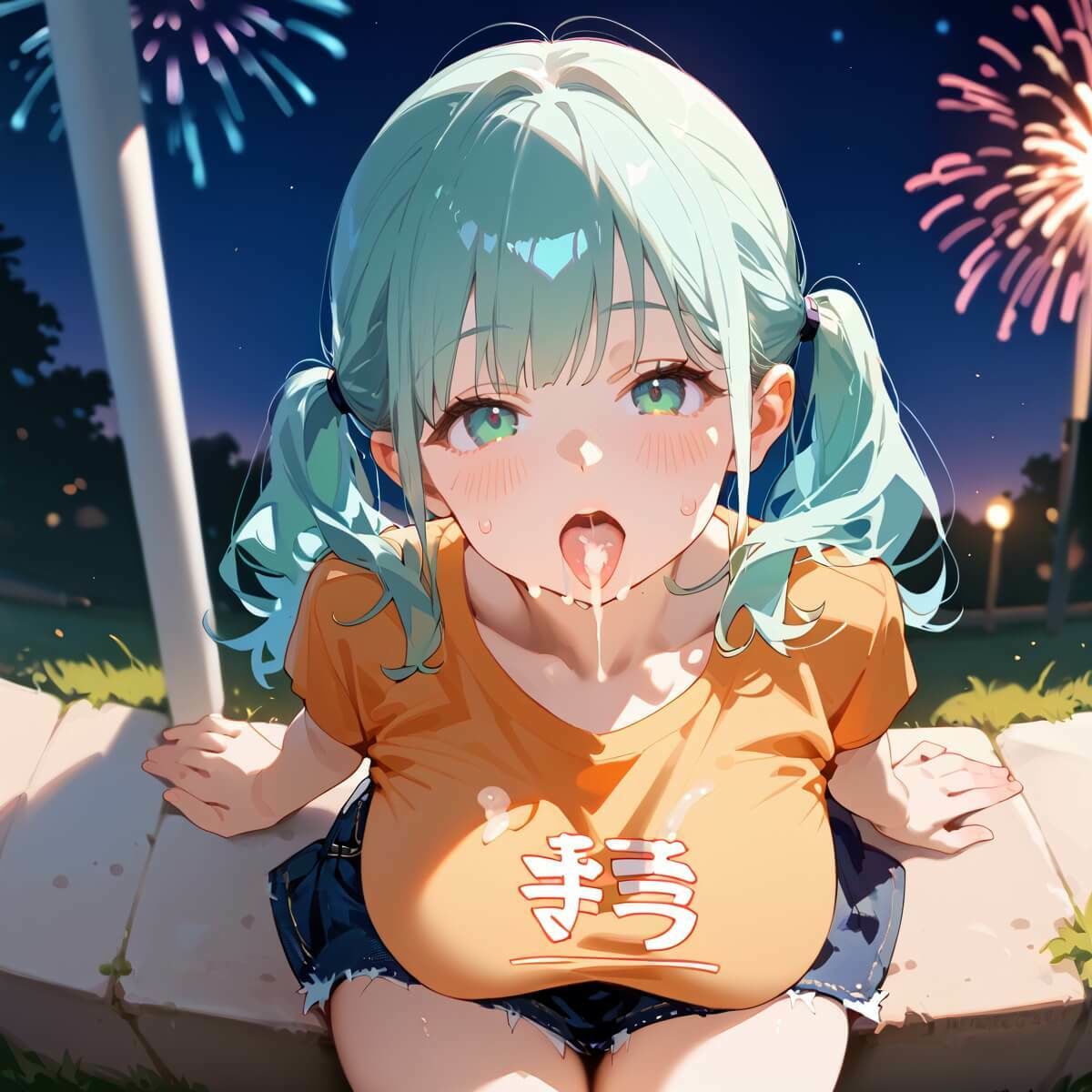 夏祭りの夜の彼女の大誘惑！6・200枚 サンプル3ページ目