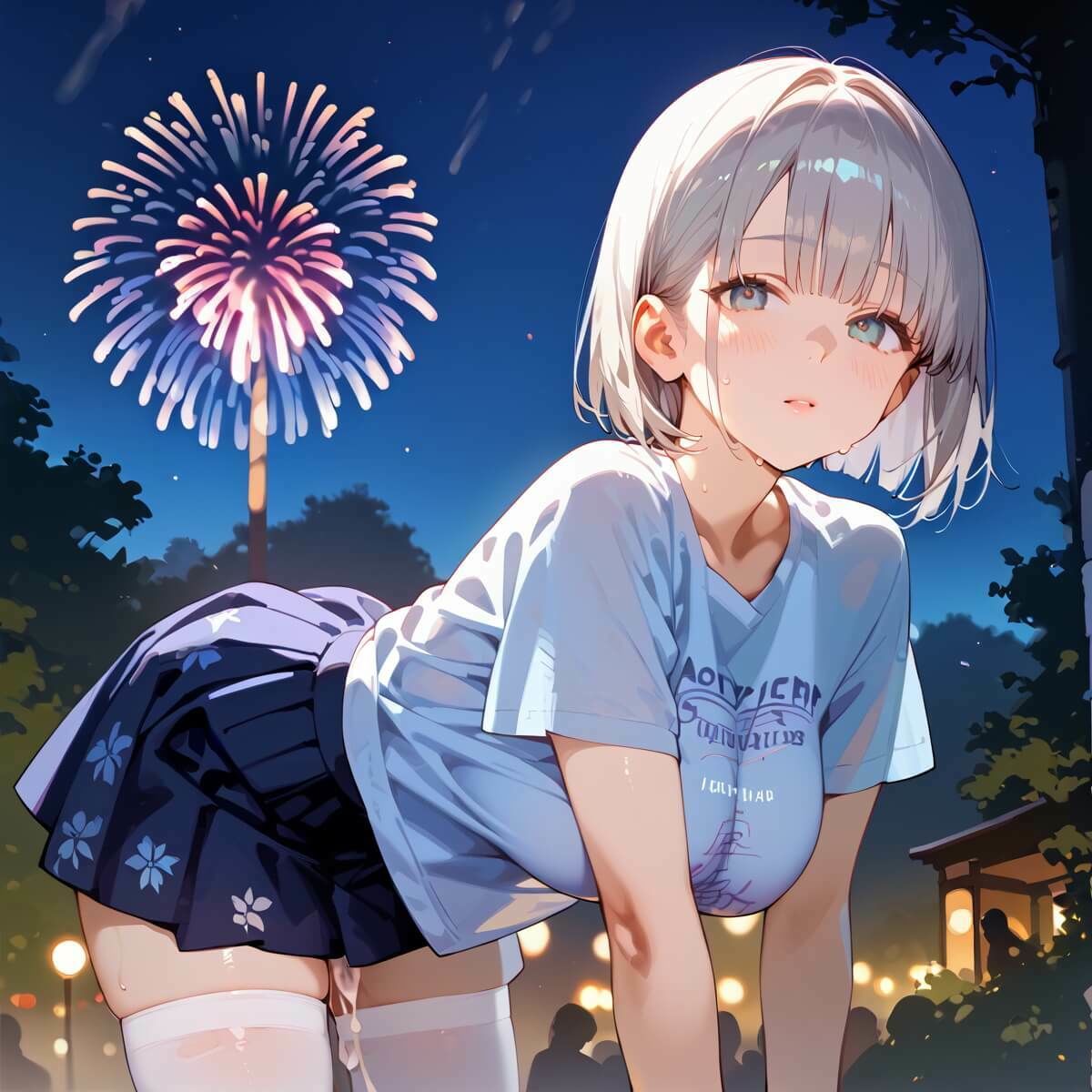 夏祭りの夜の彼女の大誘惑！6・200枚 サンプル6ページ目