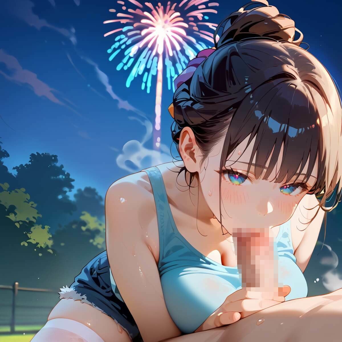 夏祭りの夜の彼女の大誘惑！6・200枚 サンプル8ページ目