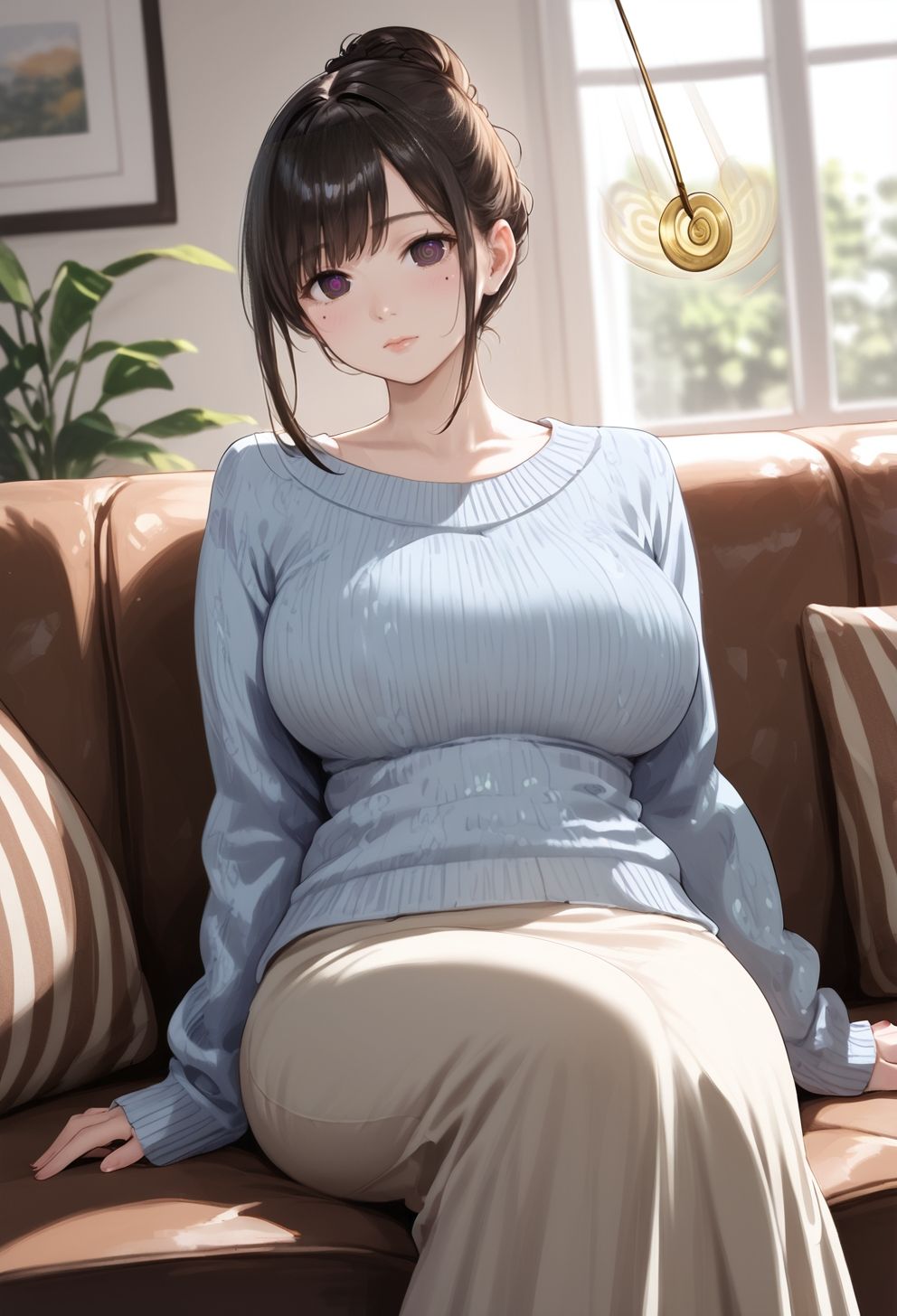 隣の美人妻を催●で僕専用メイドにしてみた サンプル2ページ目
