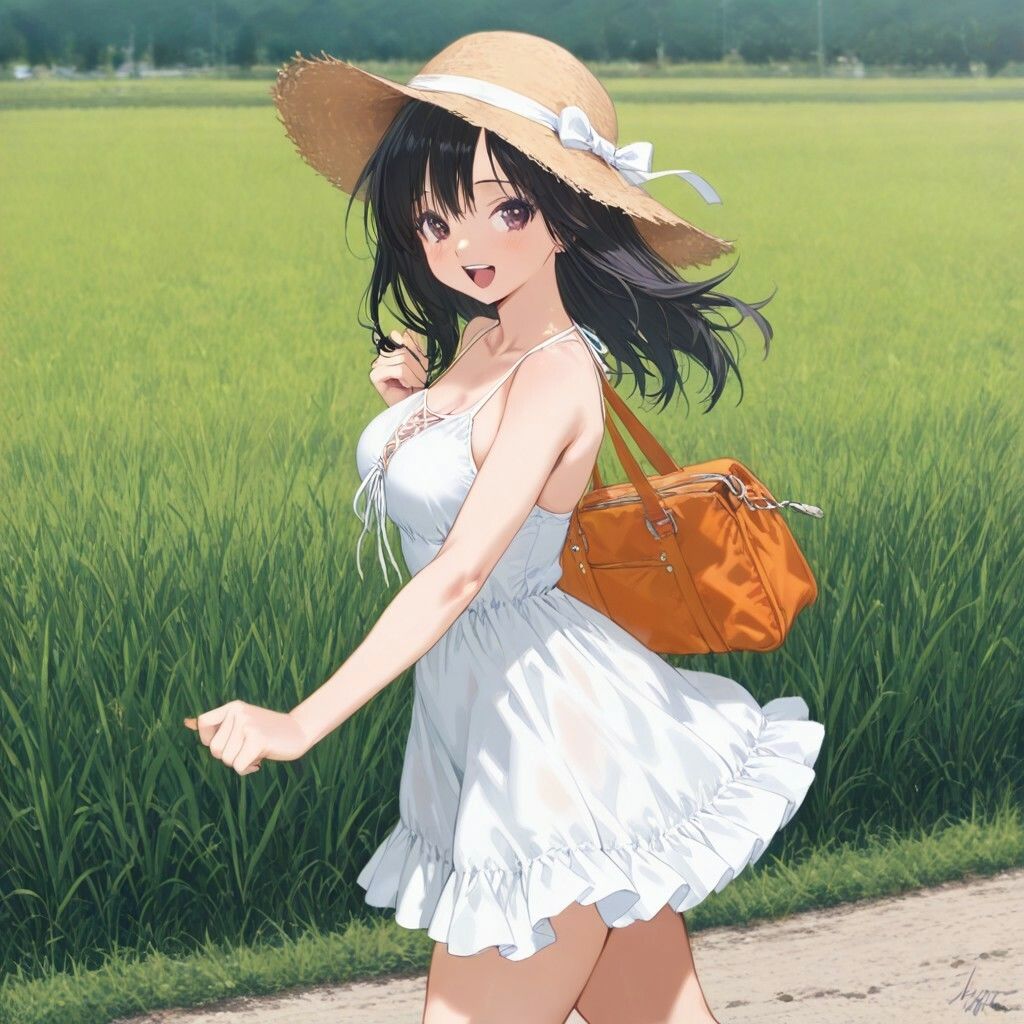東〇綾と夏休み サンプル1ページ目