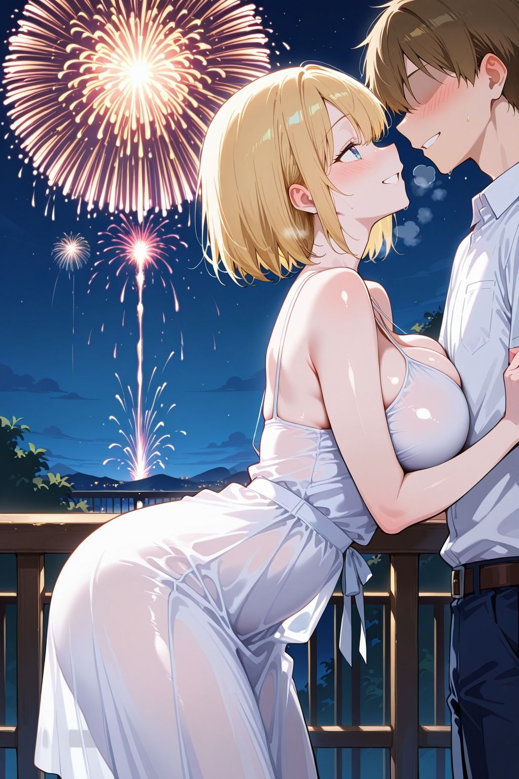 巨乳でハーフな彼女にヌかれたい サンプル1ページ目