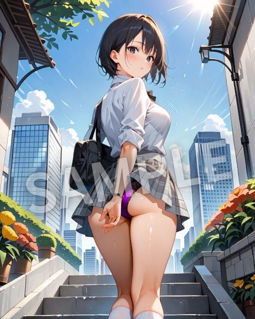 New階段パンチラ集 サンプル1ページ目