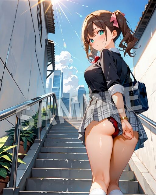 New階段パンチラ集 サンプル5ページ目