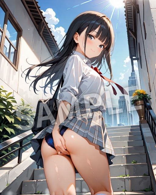 New階段パンチラ集 サンプル6ページ目