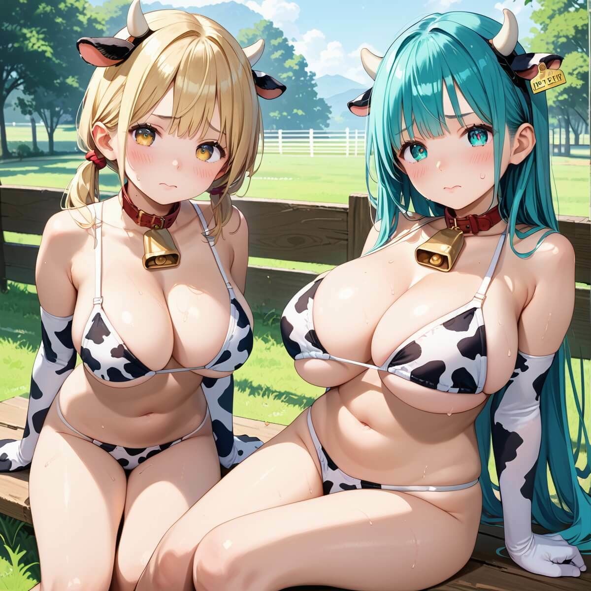 爆乳牛娘の正しい飼育方法〜エサだけじゃなく、私たちはミルクも必要なんです！〜4【厳選CG200枚収録】 サンプル8ページ目