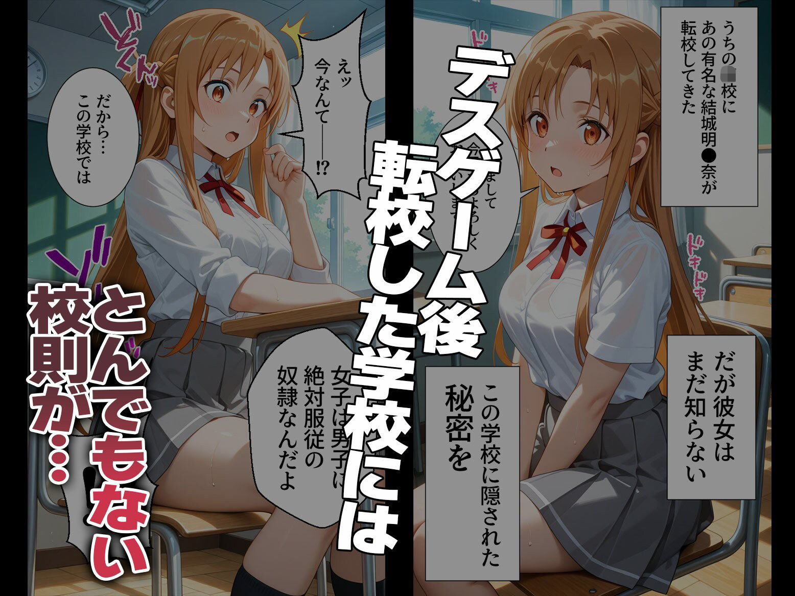 強●性処理学校 私たちこのクラスのオナホです 明●奈＆●葉編 サンプル1ページ目
