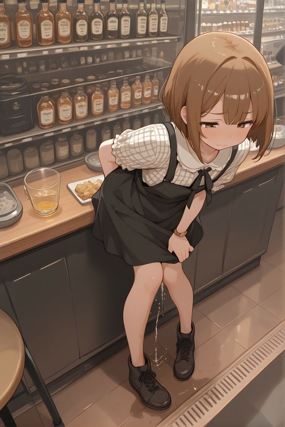 おもらしレストラン サンプル4ページ目