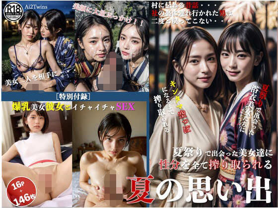 ［ストーリー＋大量画像！］夏祭りで出会った美女達に性分を全て搾り取られる夏の思い出