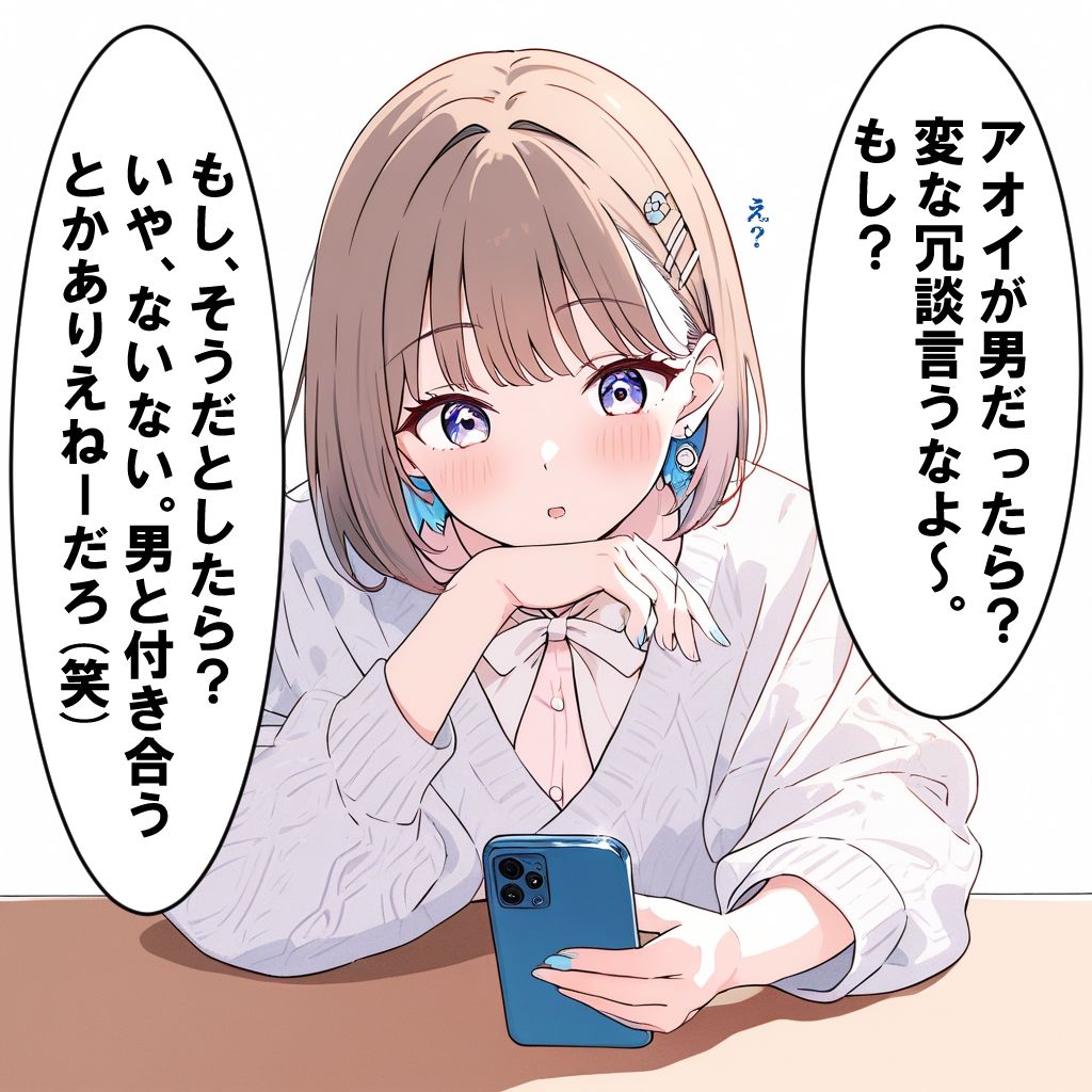 【寝取られ】彼氏持ち男の娘がギャルに略奪される サンプル10ページ目