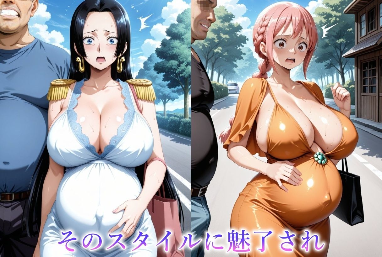 妊娠8か月目のヒロインを犯しちゃいました-O●E PIECE ハ●コック＆レ●ッカ- サンプル2ページ目