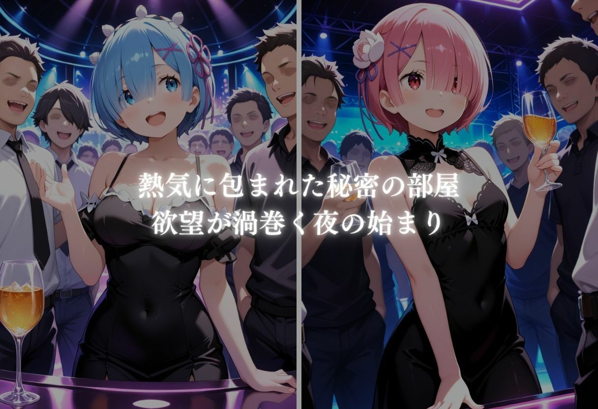 変態乱交パーティー ラム＆レム サンプル3ページ目