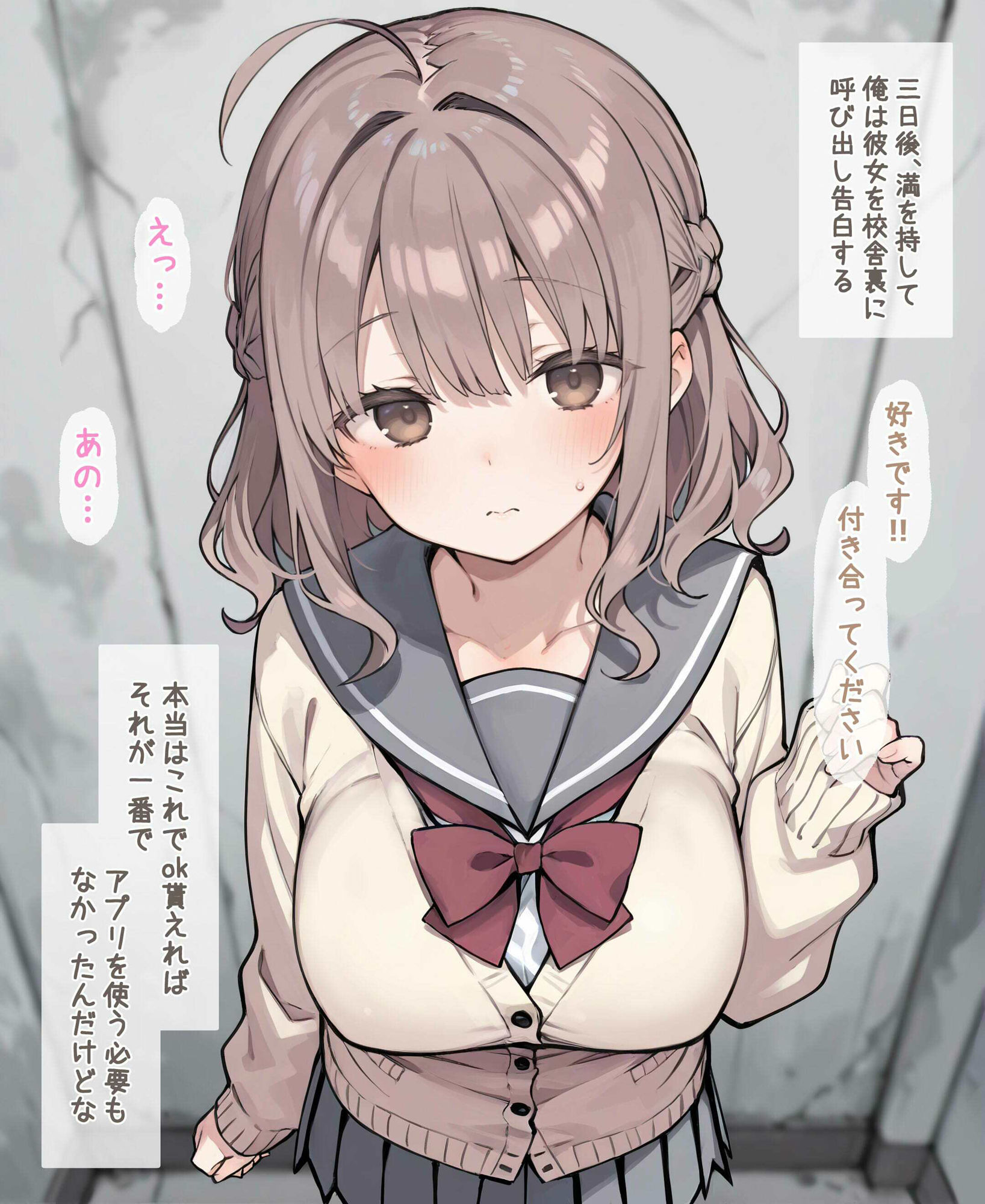 催●の力でモブの俺を溺愛する全肯定彼女ができる サンプル1ページ目