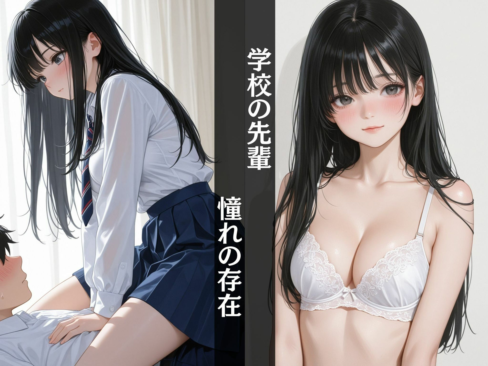 【せんぱい】  憧れの先輩が絶叫潮吹き！〜招かれた意外に可愛い部屋〜 サンプル1ページ目