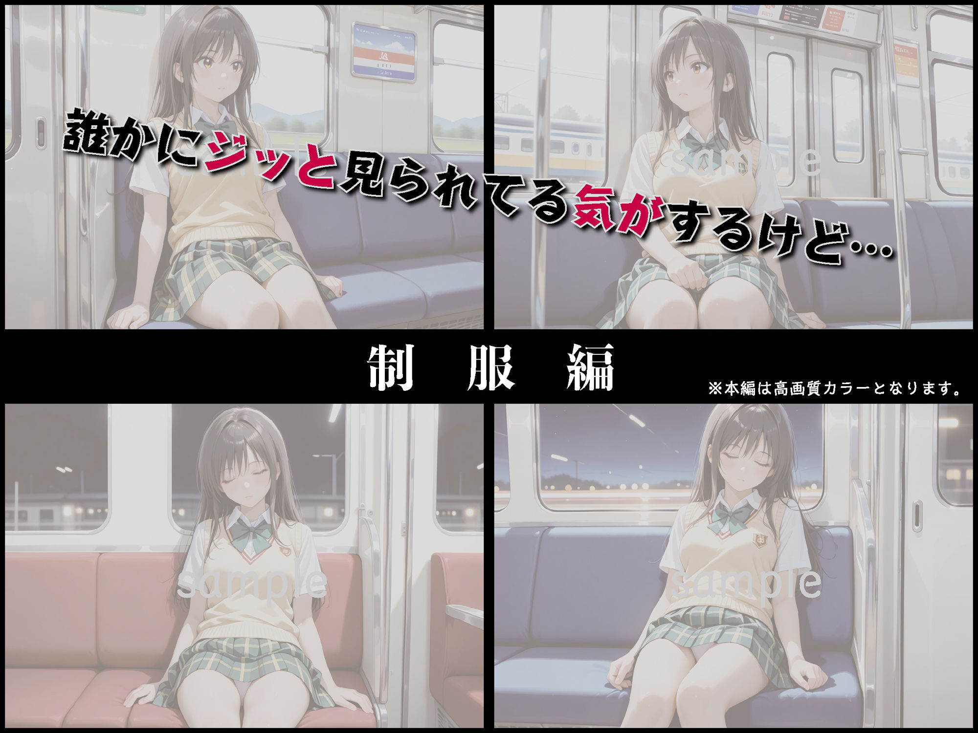 痴●列車〜声をだせないまま絶頂〜【豪華CG500枚収録】 サンプル3ページ目
