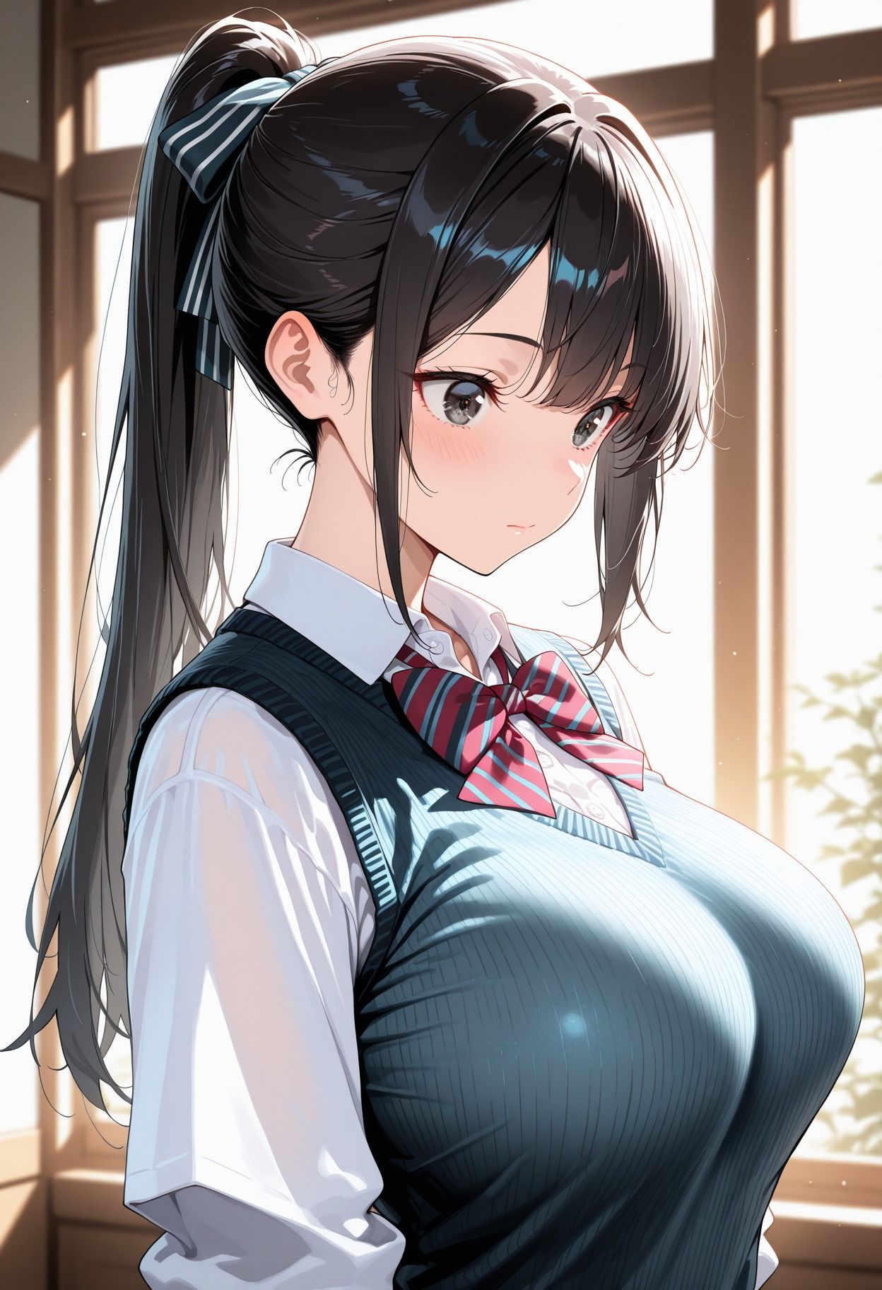 爆乳女子  義父に脅され強●セックス  女子校生を肉便器化 サンプル1ページ目