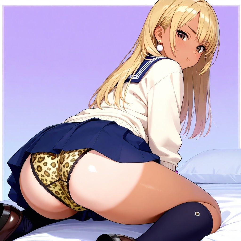 黒ハイソックスJKの四つん這いパンチラVol.2 サンプル3ページ目